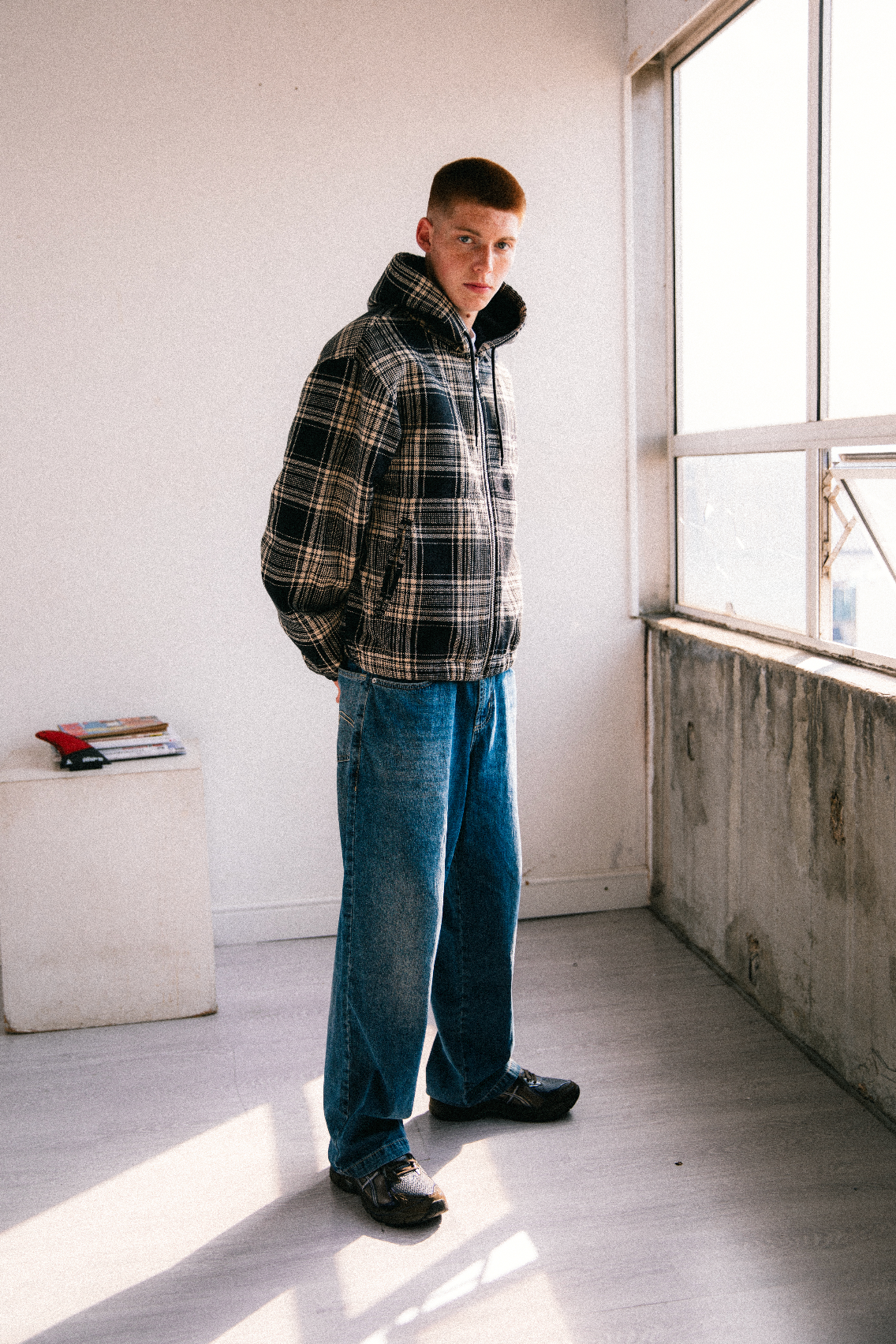 Checked Ripper Jacket