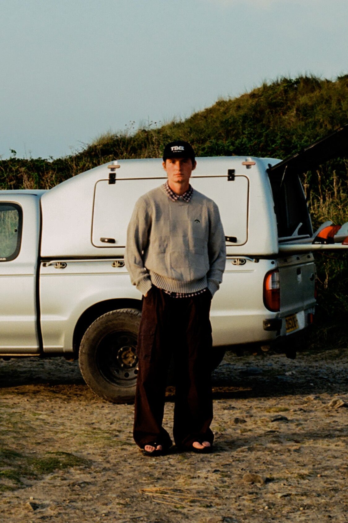 Pebble Checkerboard Knit