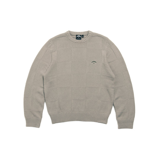 Pebble Checkerboard Knit