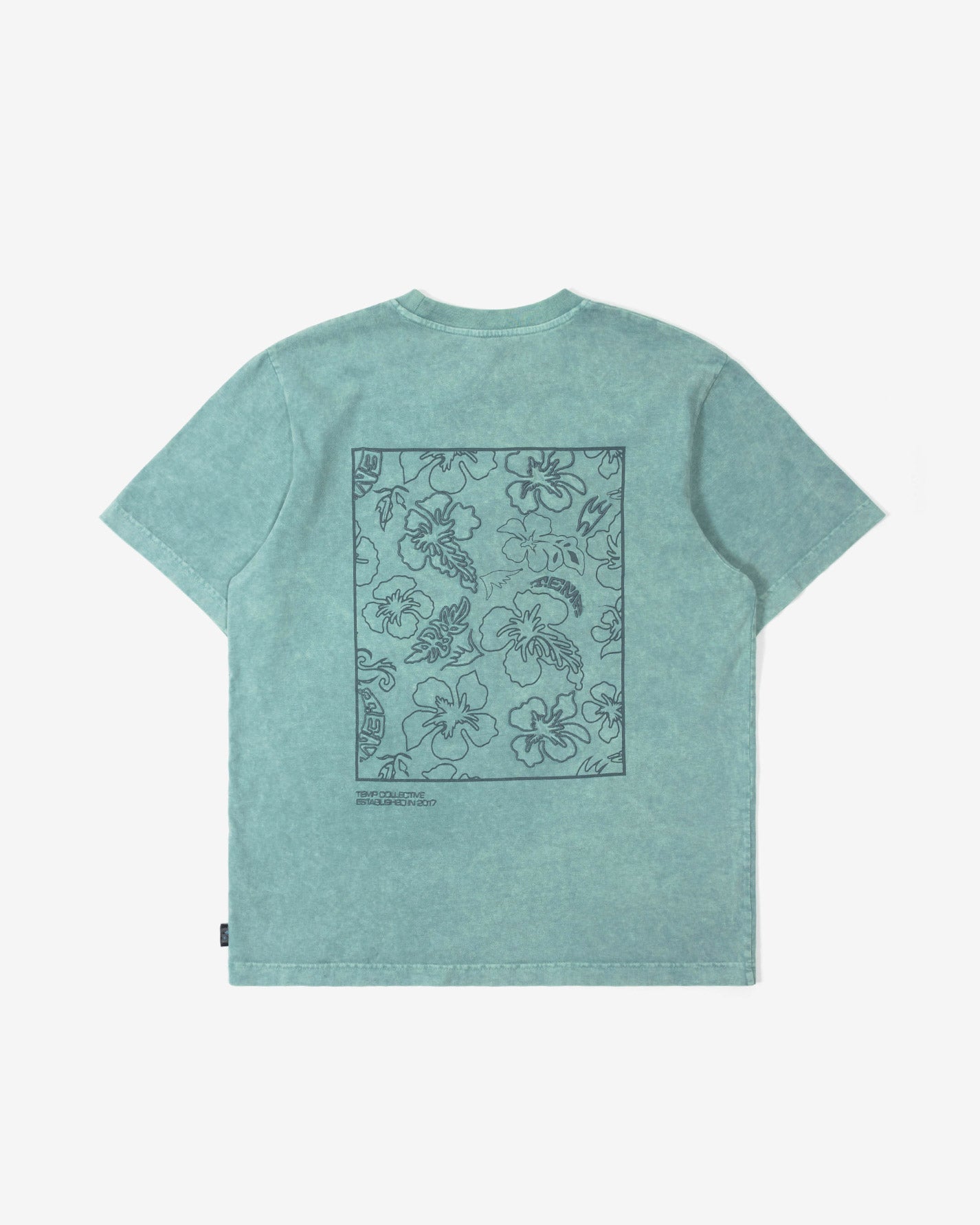 Floral Border T-shirt