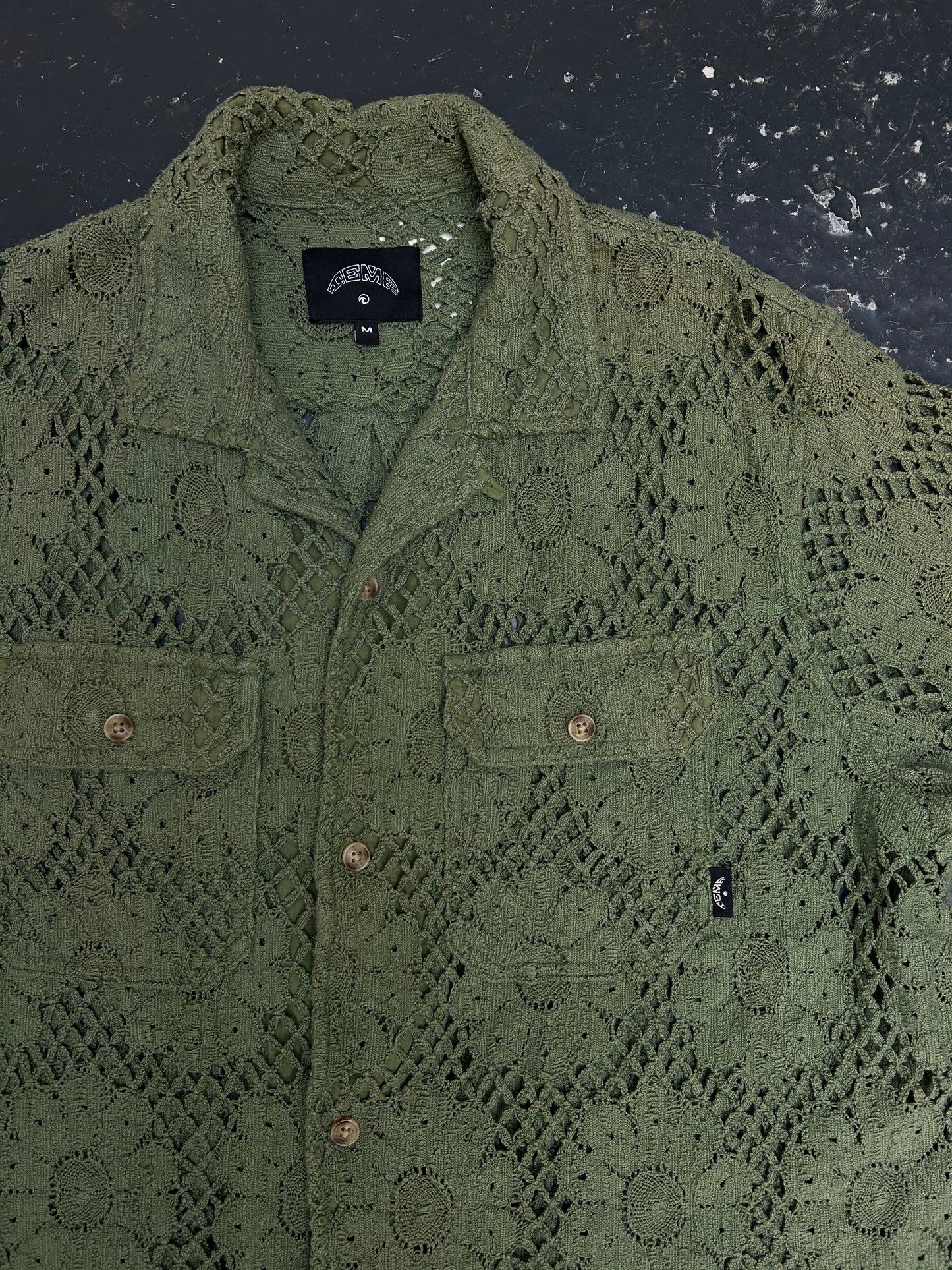 Moss Crochet Shirt