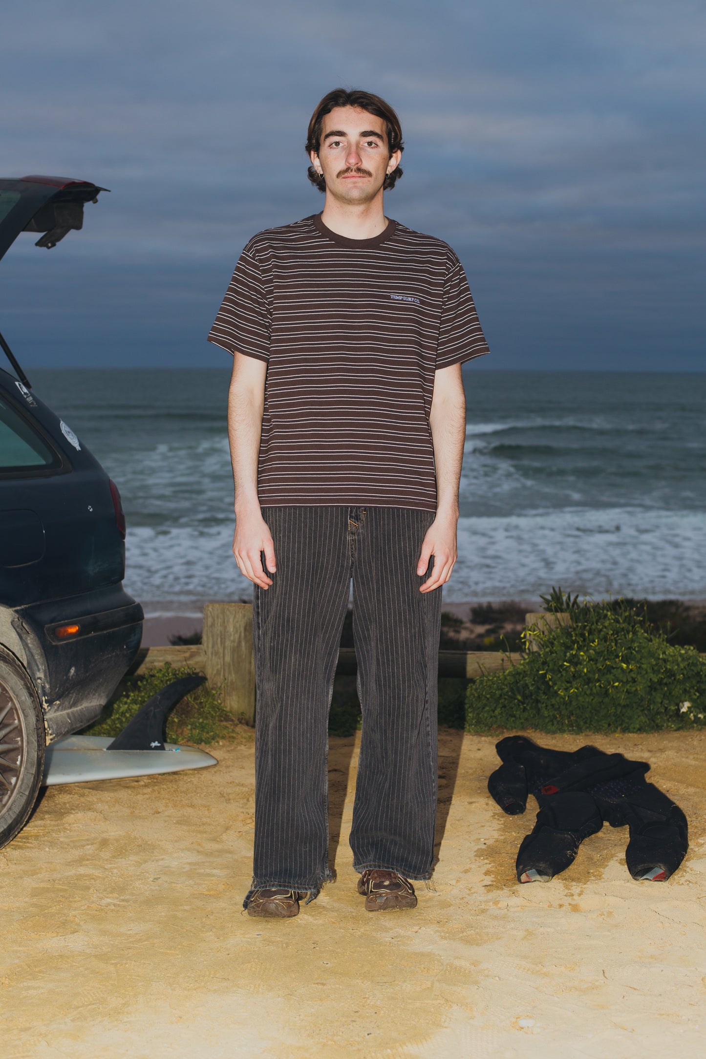 Brown Stripe T-shirt