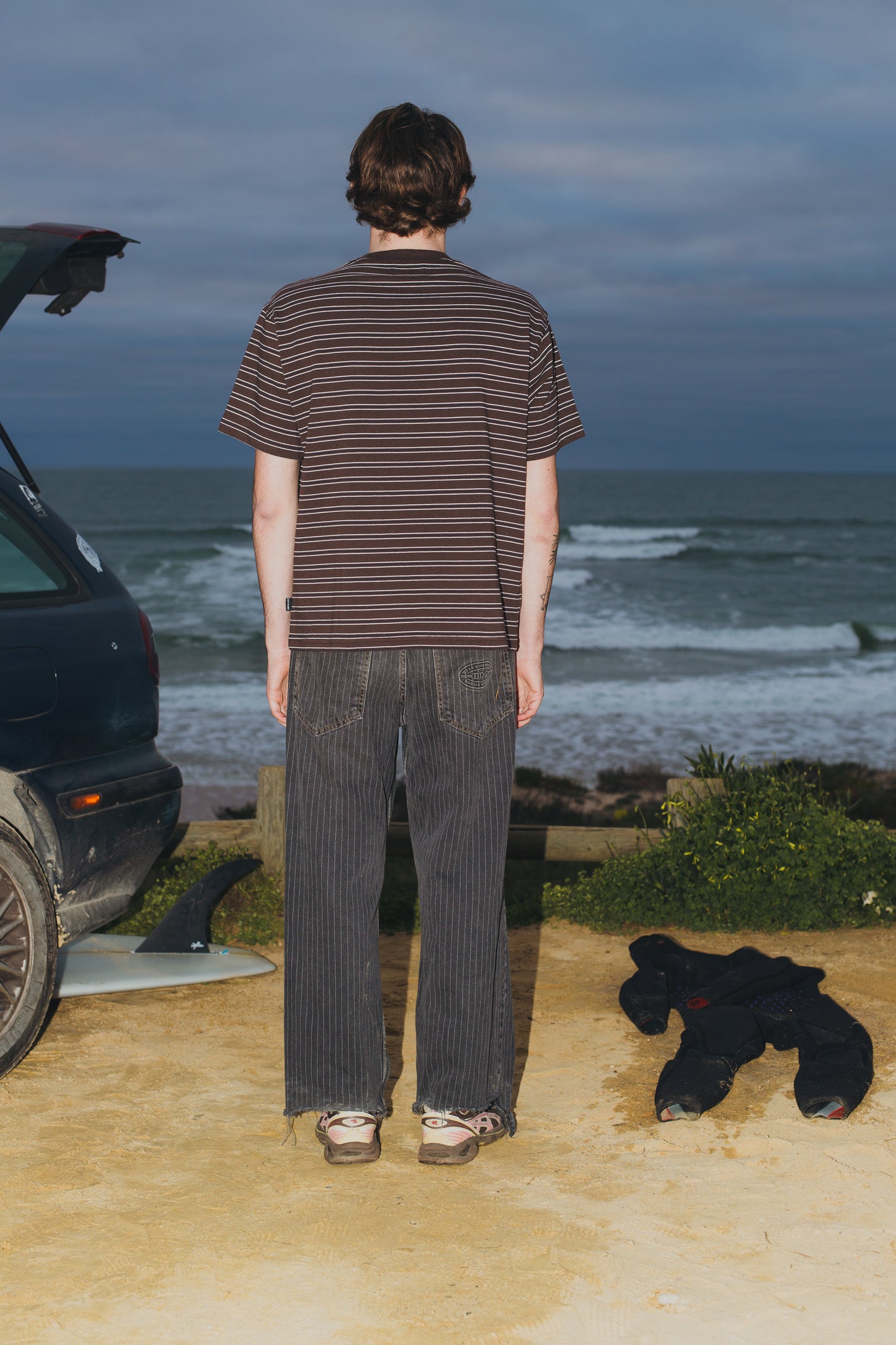 Brown Stripe T-shirt