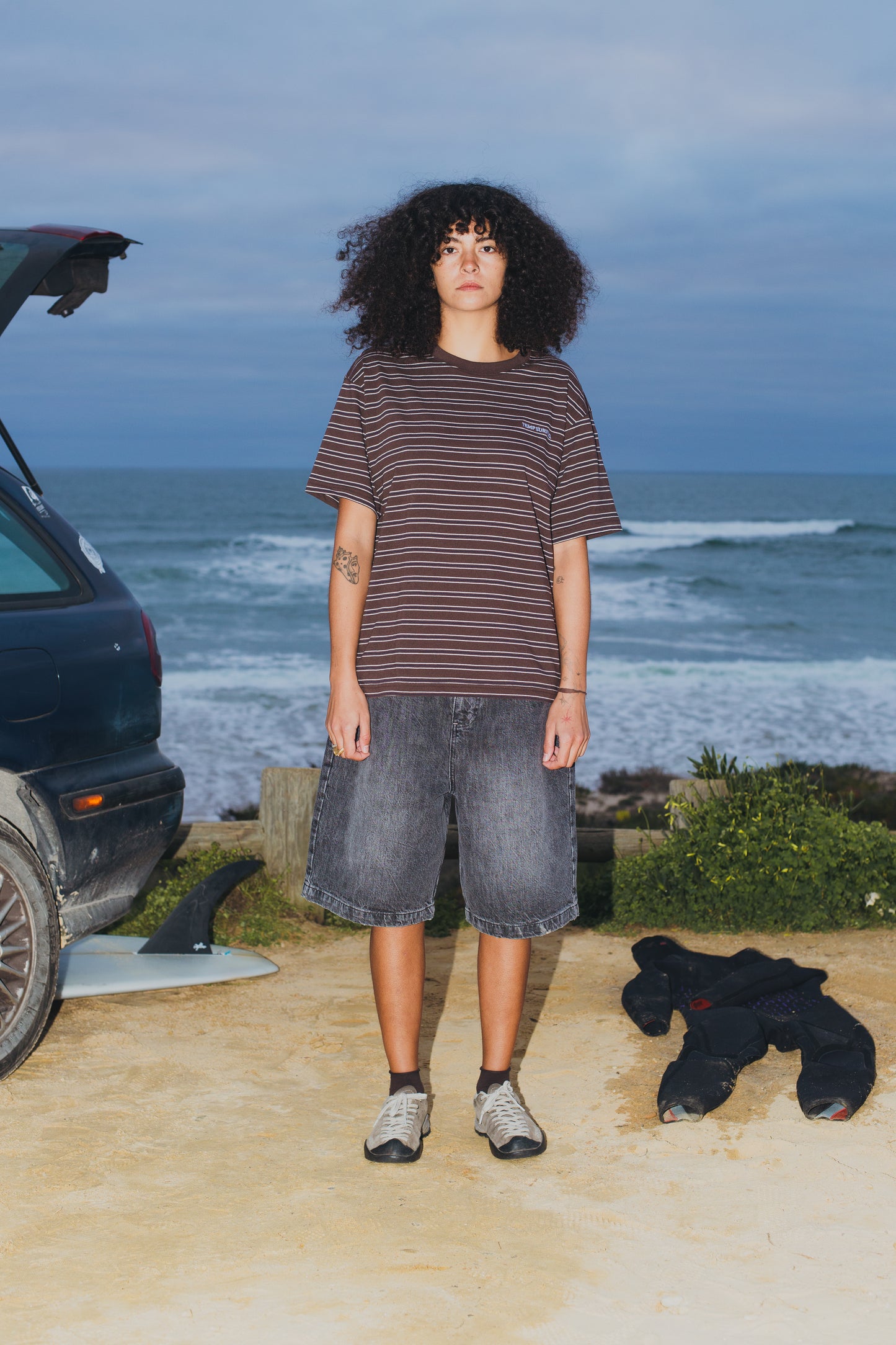 Brown Stripe T-shirt